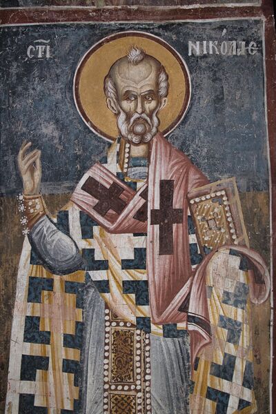 St. Nicholas of Myra, detail
