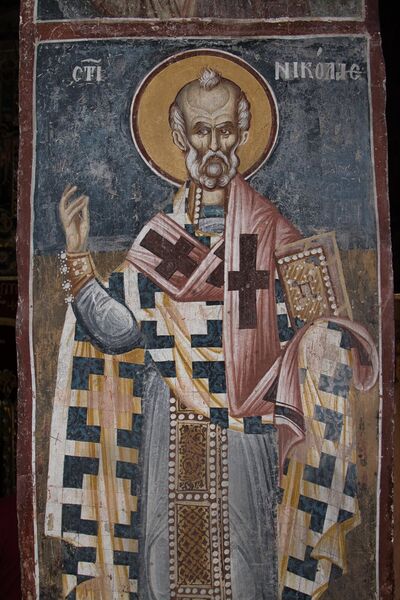 St. Nicholas of Myra, detail