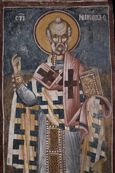 St. Nicholas of Myra, detail