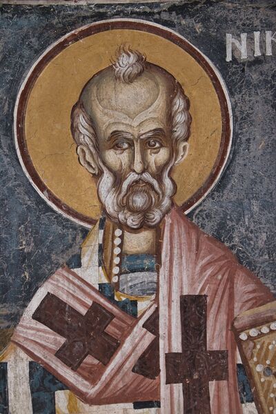 St. Nicholas of Myra, detail