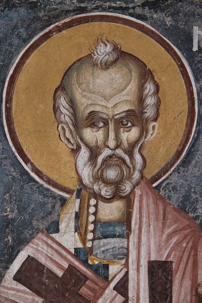 St. Nicholas of Myra, detail