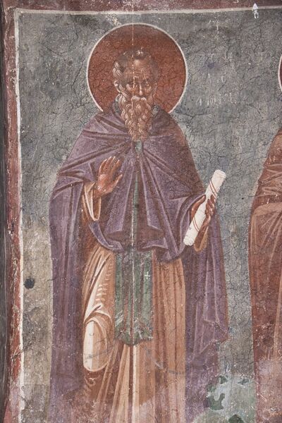 St. Athanasius the Athonite, detail