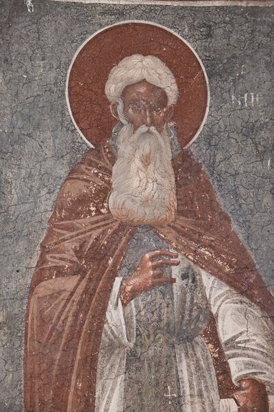 St. Arsenius, detail