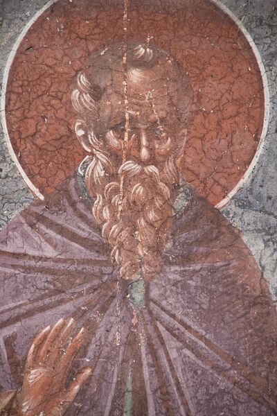 St. Athanasius the Athonite, detail