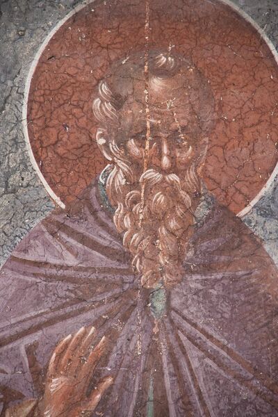 St. Athanasius the Athonite, detail