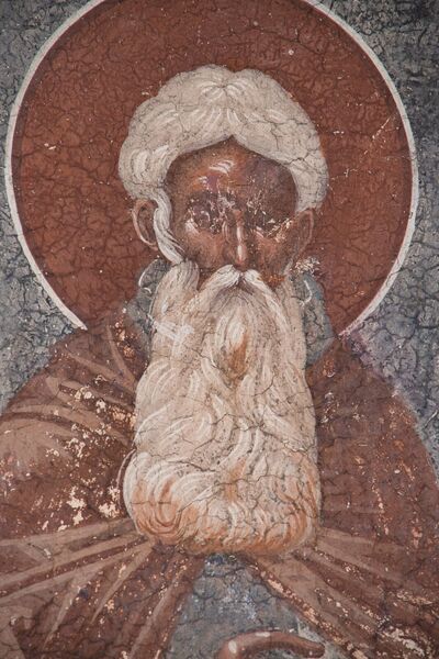 St. Arsenius, detail