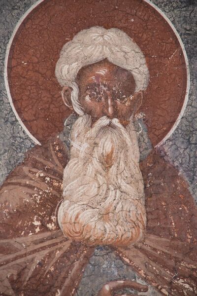 St. Arsenius, detail