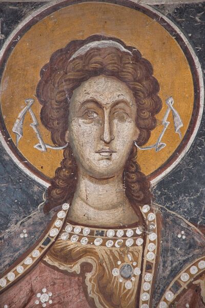Archangel Gabriel, detail