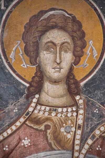 Archangel Gabriel, detail