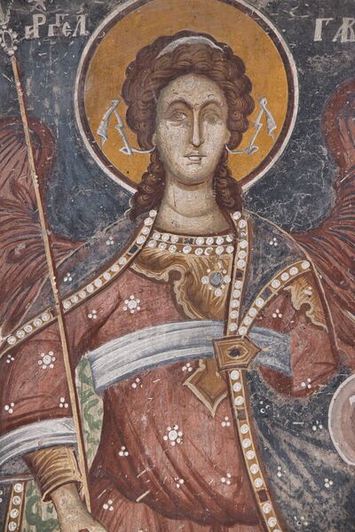 Archangel Gabriel, detail