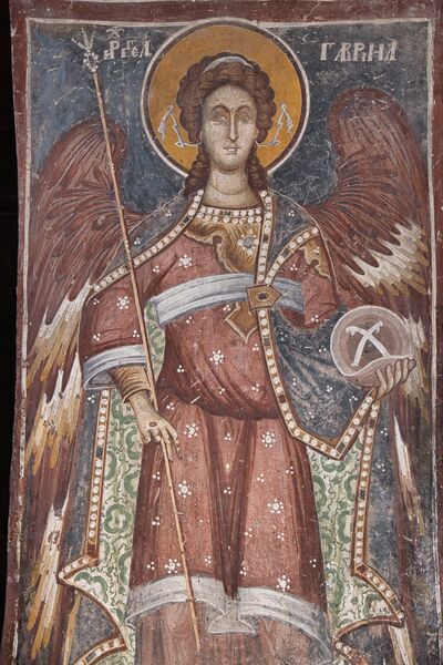 Archangel Gabriel, detail
