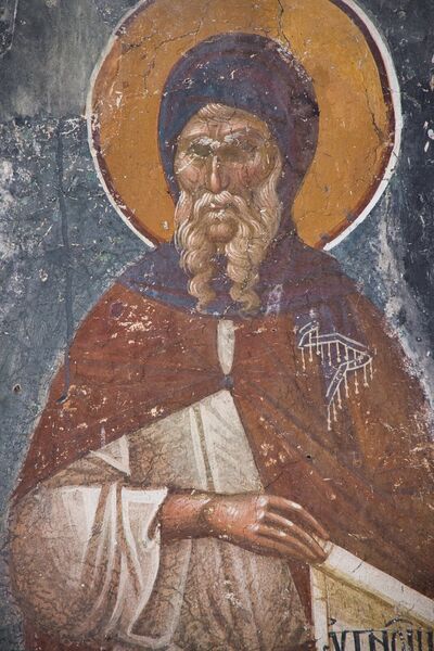 St. Anthony the Great, detail