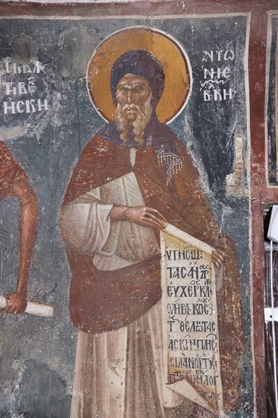 St. Anthony the Great, detail