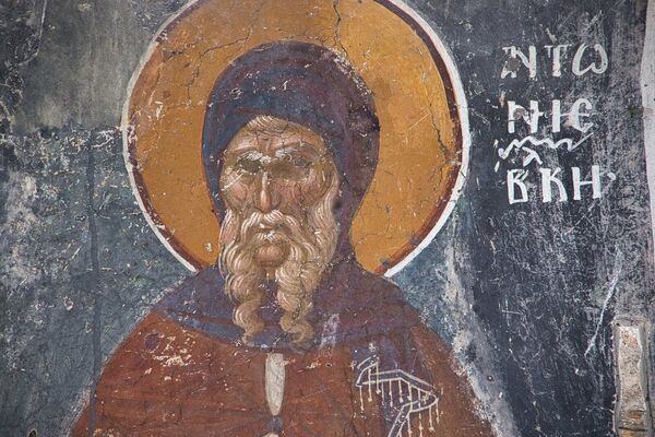 St. Anthony the Great, detail
