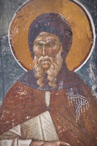 St. Anthony the Great, detail