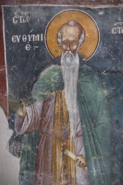 St. Euthymius, detail