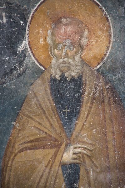 St. Sava of Jerusalem, detail