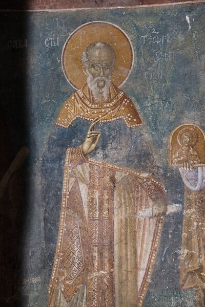 St. Theodore the Studite, detail