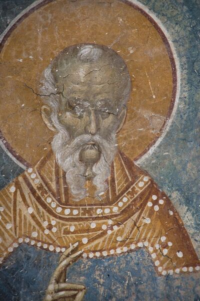 St. Theodore the Studite, detail