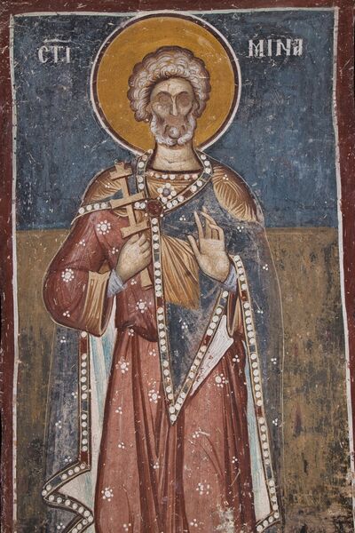 St. Menas, detail