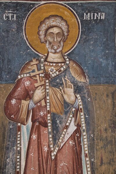 St. Menas, detail