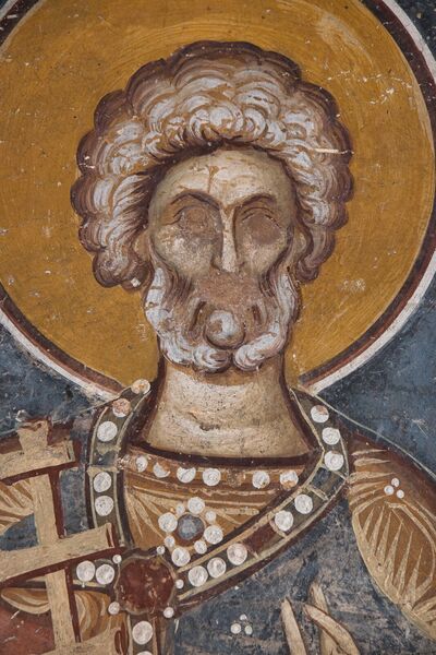 St. Menas, detail