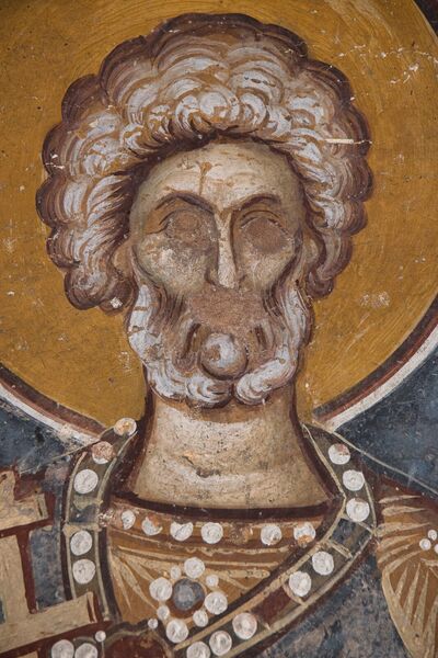 St. Menas, detail