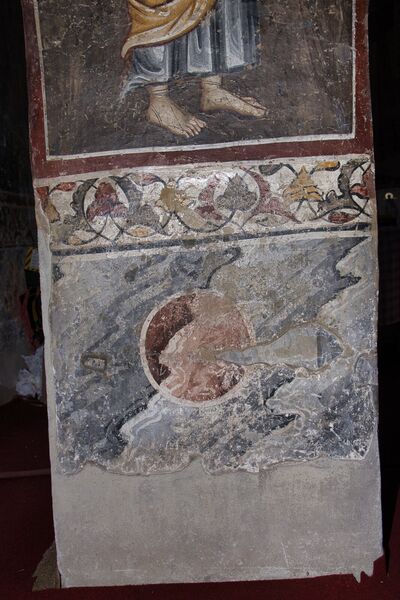 Painted plinth