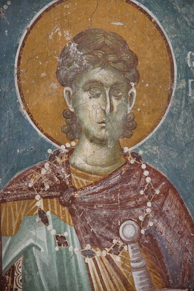 St. Sergius, detail