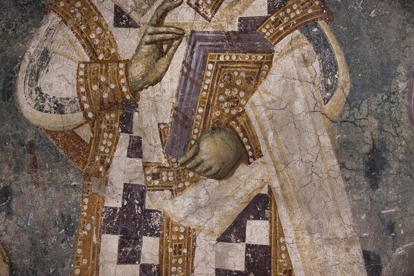 St. Sava, the first Serbian Archbishop, detail