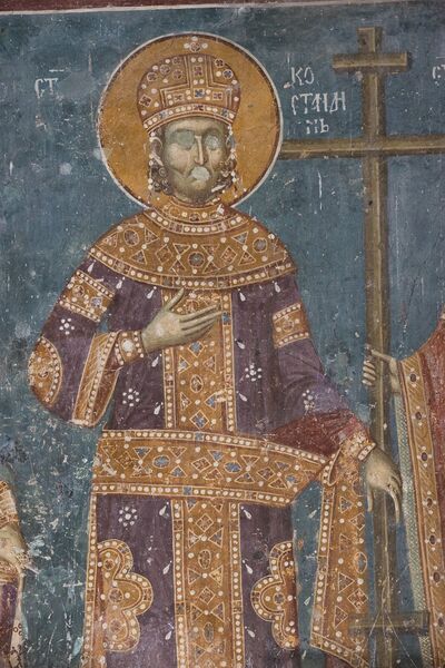 Holy Emperor Constantine, detail