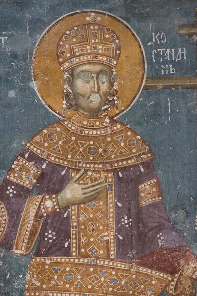 Holy Emperor Constantine, detail