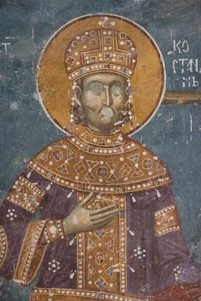 Holy Emperor Constantine, detail