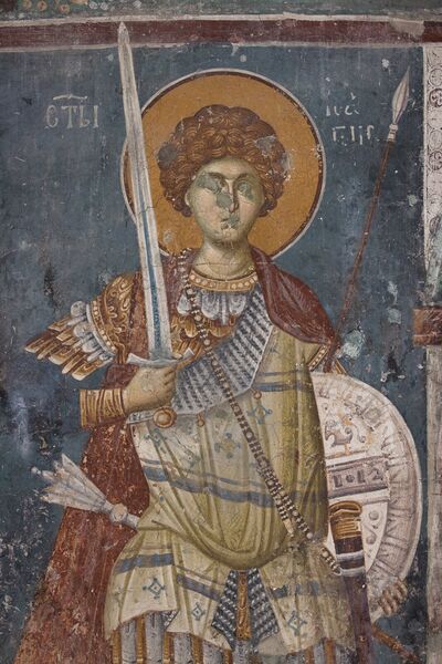 St. George, detail