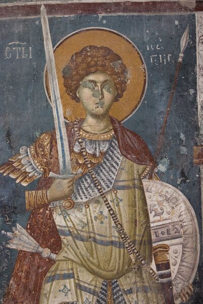 St. George, detail