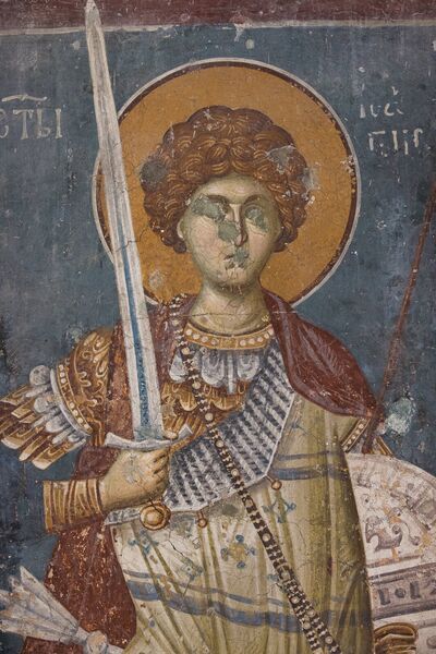 St. George, detail