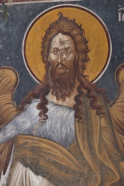 St. John the Baptist, detail