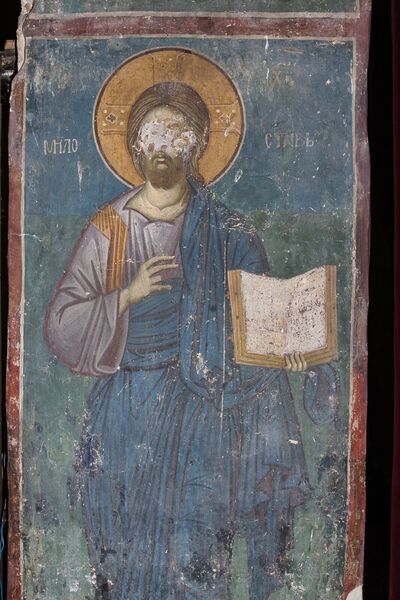 Christ the Merciful, detail