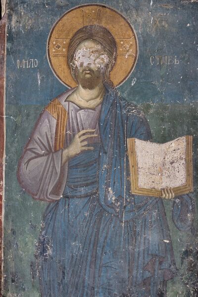 Christ the Merciful, detail