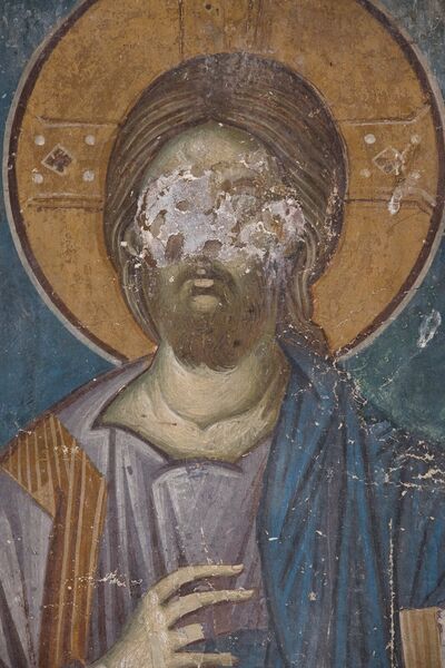 Christ the Merciful, detail