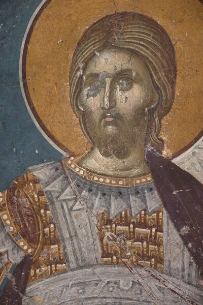 St. Nicetas as the patron saint of the church, detail