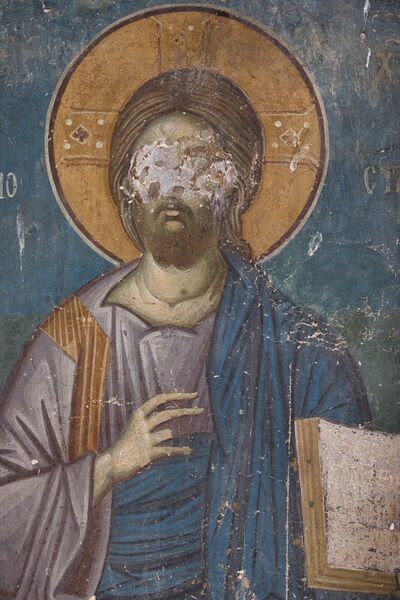 Christ the Merciful, detail