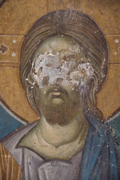 Christ the Merciful, detail