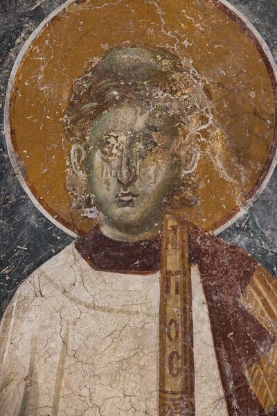 Holy Deacon Roman the Melodist, detail