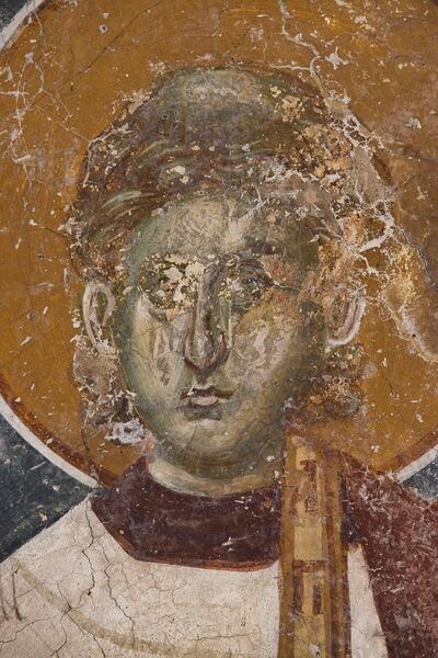 Holy Deacon Roman the Melodist, detail