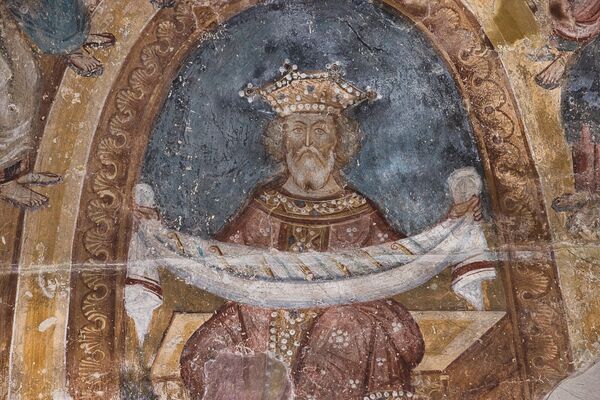 Descent of the Holy Spirit on the Apostles, detail