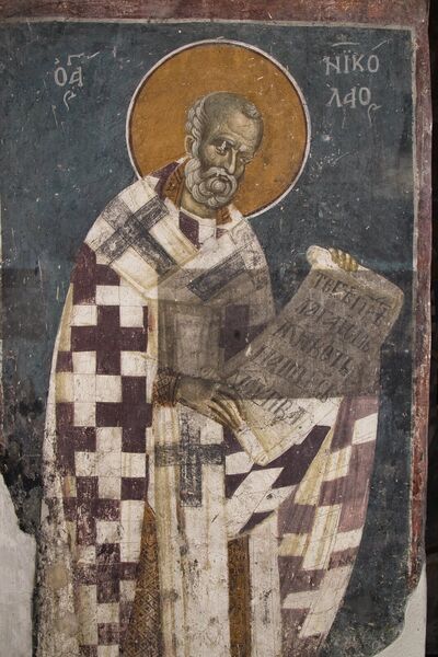 St. Nicholas, detail