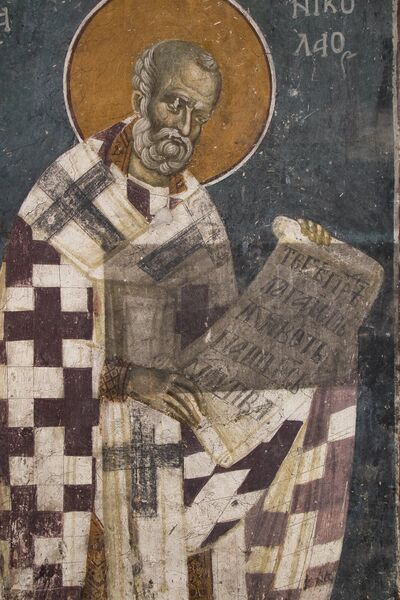 St. Nicholas, detail