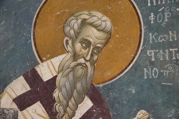 St. Nicephorus of Constantinople, detail