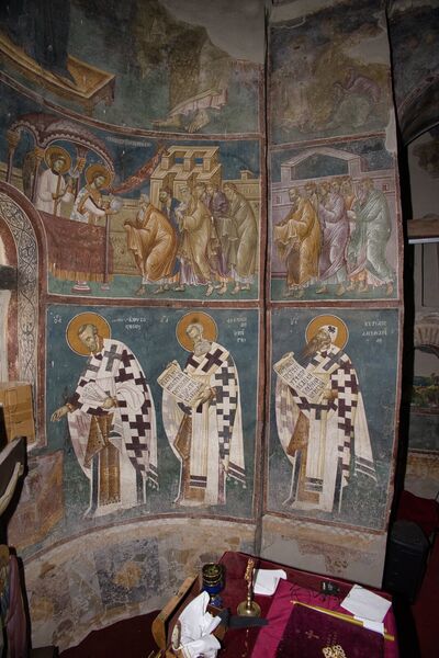 Communion of the Apostles and Liturgy Service